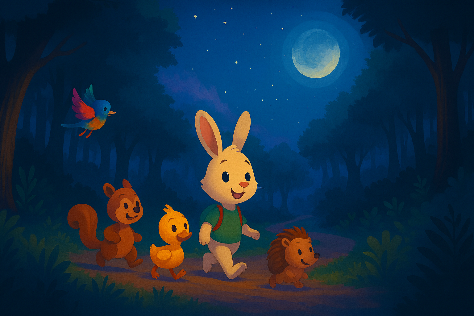 رحلة الأرنب "رومي" إلى غابة الأحلام 🧚‍♀️🌳